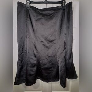 Tadashi Collection Black Stretchy Fit & Flare Skirt | Plus Size 16